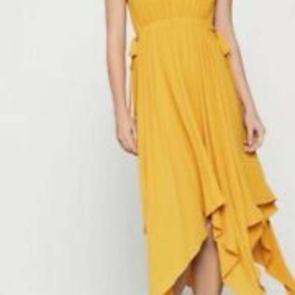 BCBGMAXAZRIA Sleeveless Handkerchief Hem Dress NWT - Picture 2 of 4